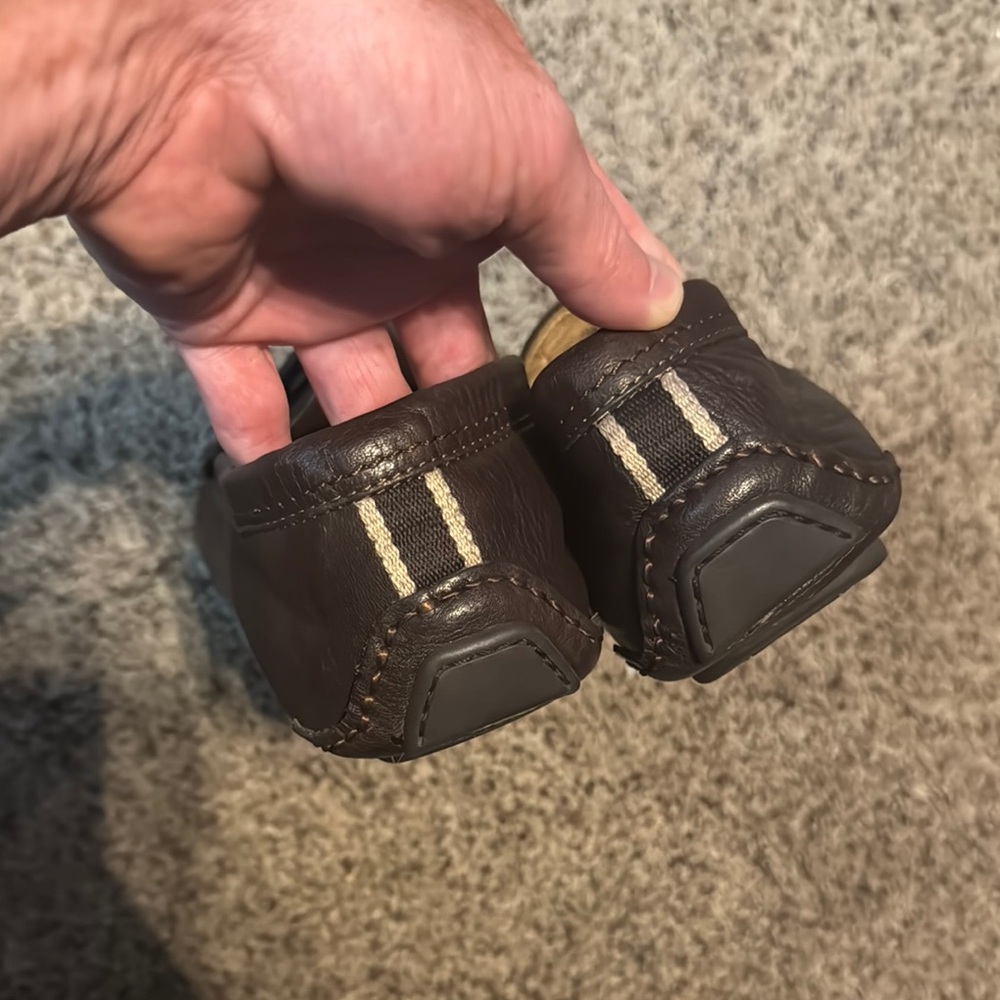 Coach Brown Leather Loafers - Picture 4 of 6